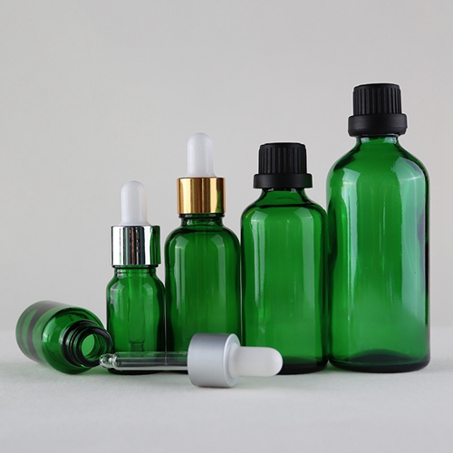 green essential oil vials green essence oil bottles vials 04